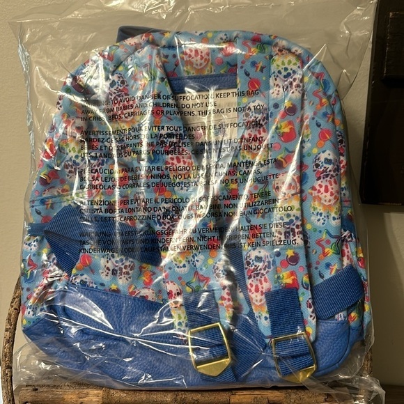 NEW IN PACKAGING! POSH PEANUT LISA FRANK SPOTTY DOTTY DOG MINI BACKPACK - Picture 4 of 16